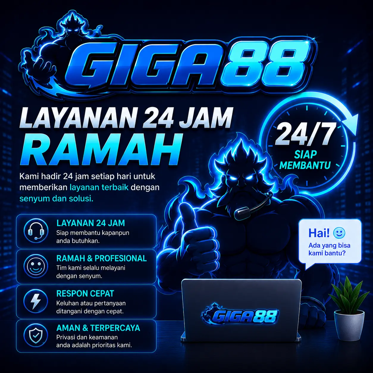 Layanan pelanggan GIGA88
